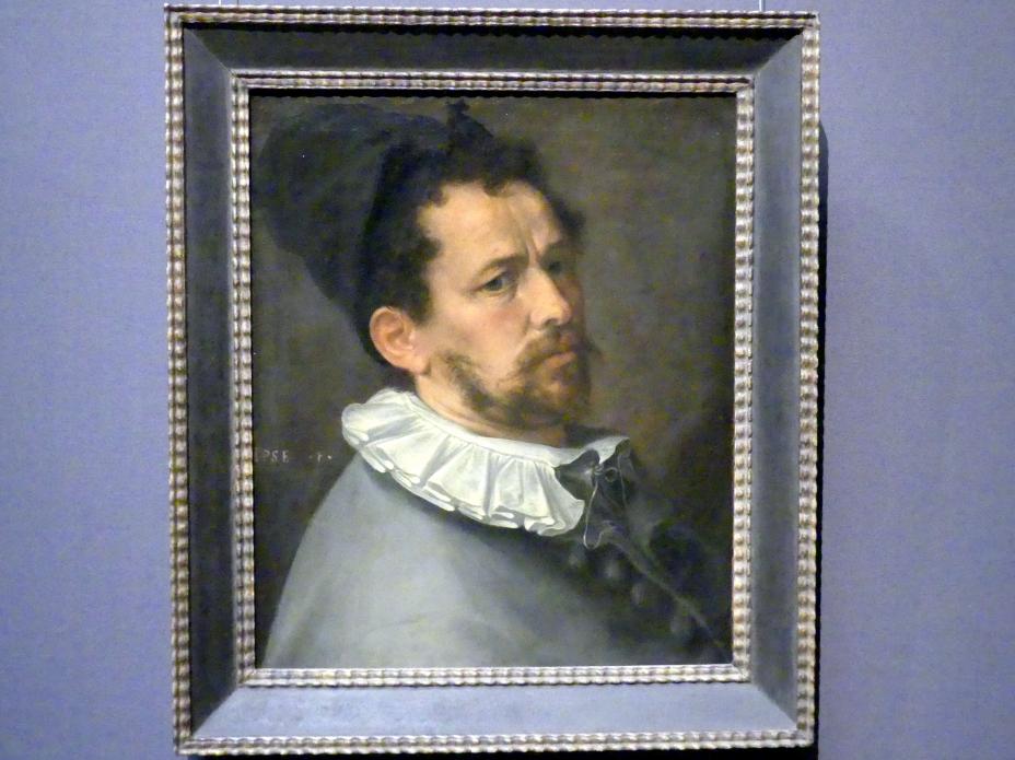 Bartholomäus Spranger (1569–1610), Selbstbildnis, Wien, Kunsthistorisches Museum, Saal XI, um 1580–1585