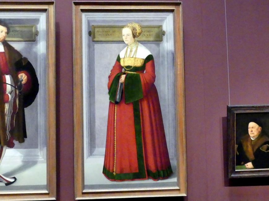 Christoph Amberger (1525–1552), Bildnis einer Frau, Wien, Kunsthistorisches Museum, Saal IX, 1525, Bild 1/3