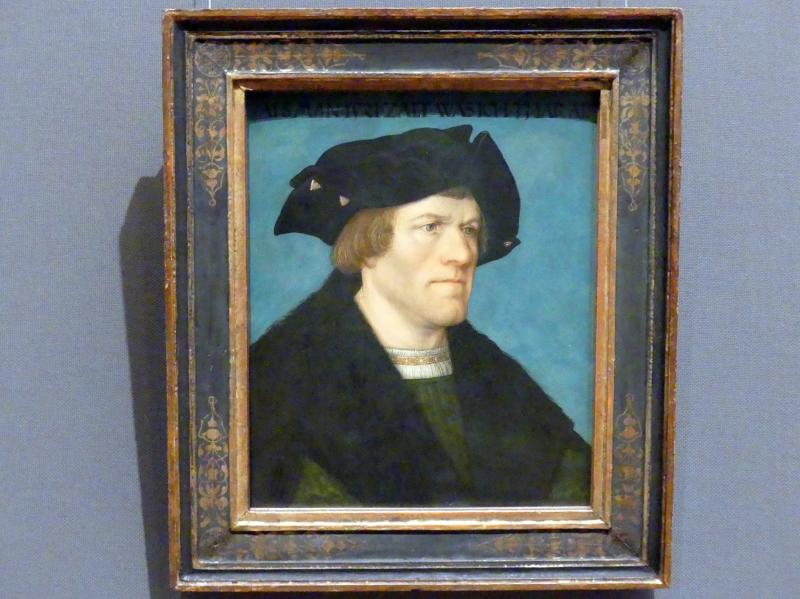Hans Maler zu Schwaz (1512–1529), Bildnis eines bartlosen Mannes, Wien, Kunsthistorisches Museum, Kabinett 14, 1521