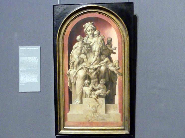 Maarten van Heemskerck (1531–1561), Caritas, Wien, Kunsthistorisches Museum, Kabinett 15, um 1545