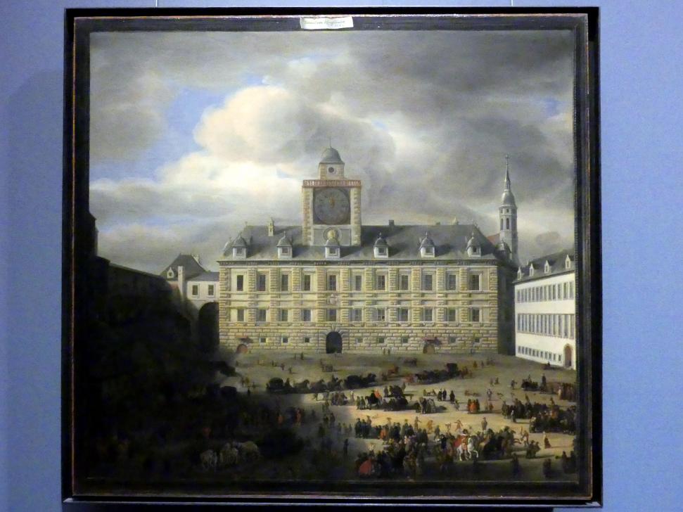 Samuel van Hoogstraten (1652–1670), Der innere Burgplatz von Wien, Wien, Kunsthistorisches Museum, Kabinett 17, 1652