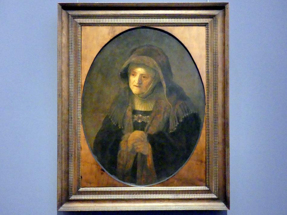 Rembrandt (Rembrandt Harmenszoon van Rijn) (1627–1669), Die Prophetin Hanna, Wien, Kunsthistorisches Museum, Kabinett 18, 1639