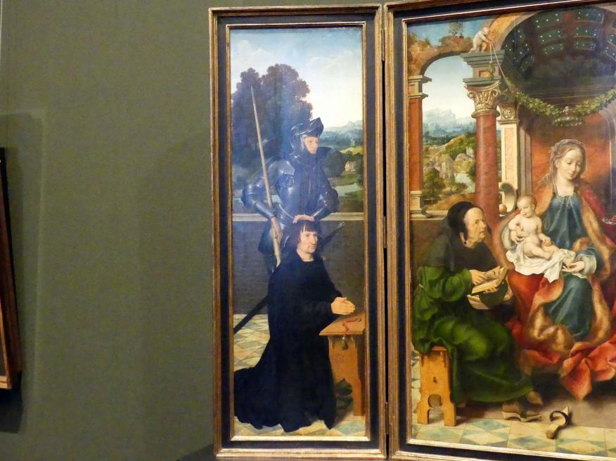 Joos van Cleve (Joos van der Beke) (1507–1538), Flügelaltar, Wien, Kunsthistorisches Museum, Kabinett 21, um 1530, Bild 3/5
