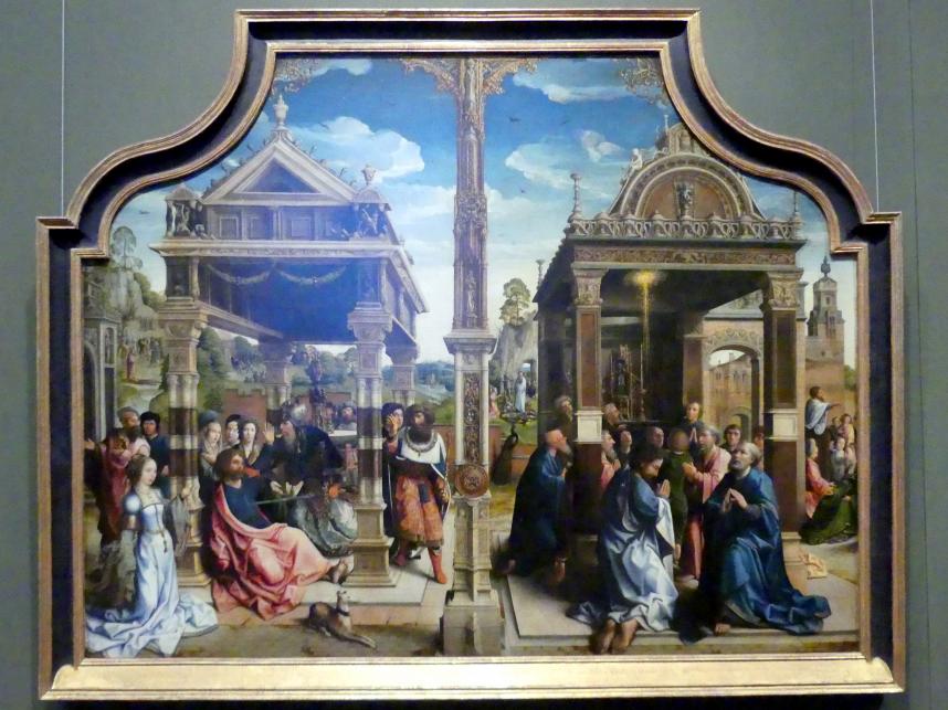 Bernard van Orley (1515–1530), Thomas- und Matthias-Altar, Wien, Kunsthistorisches Museum, Kabinett 21, um 1515