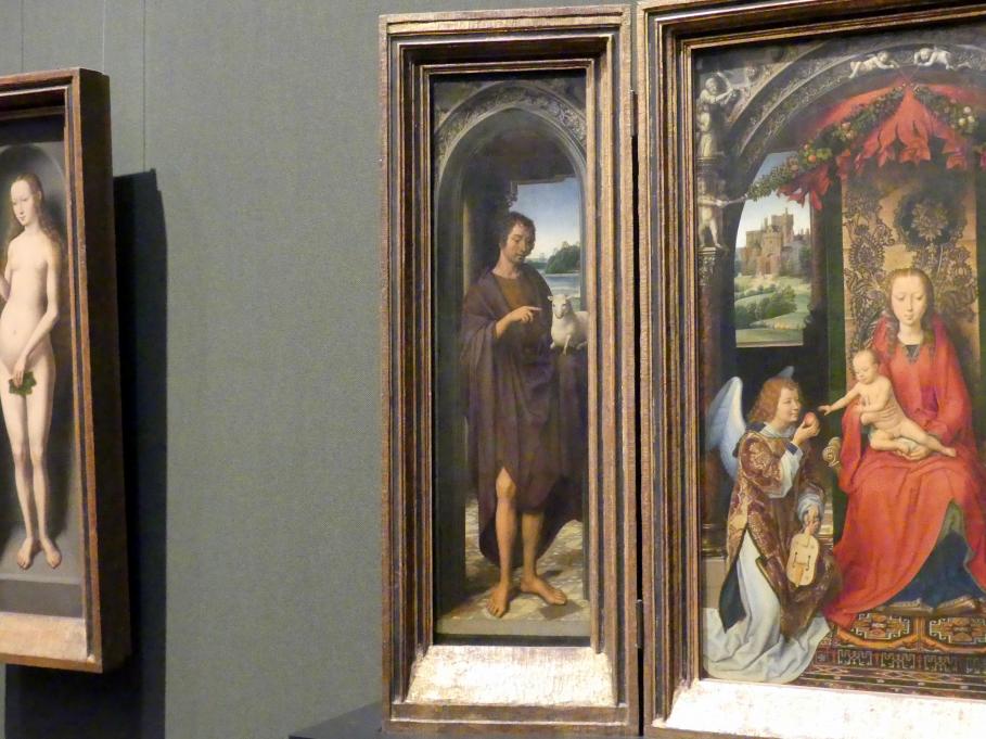 Hans Memling (1467–1491), Johannesaltärchen, Wien, Kunsthistorisches Museum, Kabinett 21, um 1485–1490, Bild 2/4