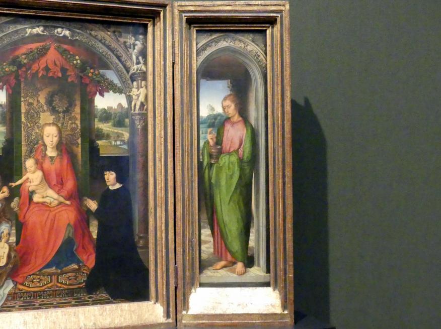 Hans Memling (1467–1491), Johannesaltärchen, Wien, Kunsthistorisches Museum, Kabinett 21, um 1485–1490, Bild 3/4