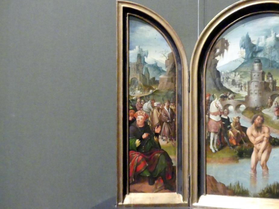 Cornelis Engebrechtsz (1501–1522), Flügelaltärchen, Wien, Kunsthistorisches Museum, Kabinett 21, um 1520–1525, Bild 2/4