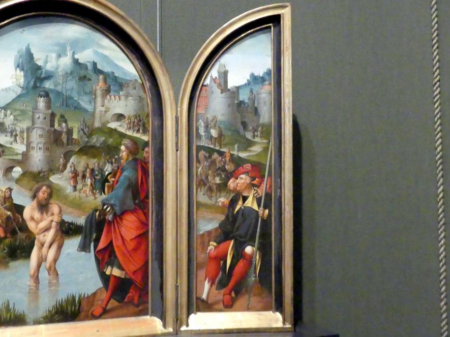Cornelis Engebrechtsz (1501–1522), Flügelaltärchen, Wien, Kunsthistorisches Museum, Kabinett 21, um 1520–1525, Bild 3/4