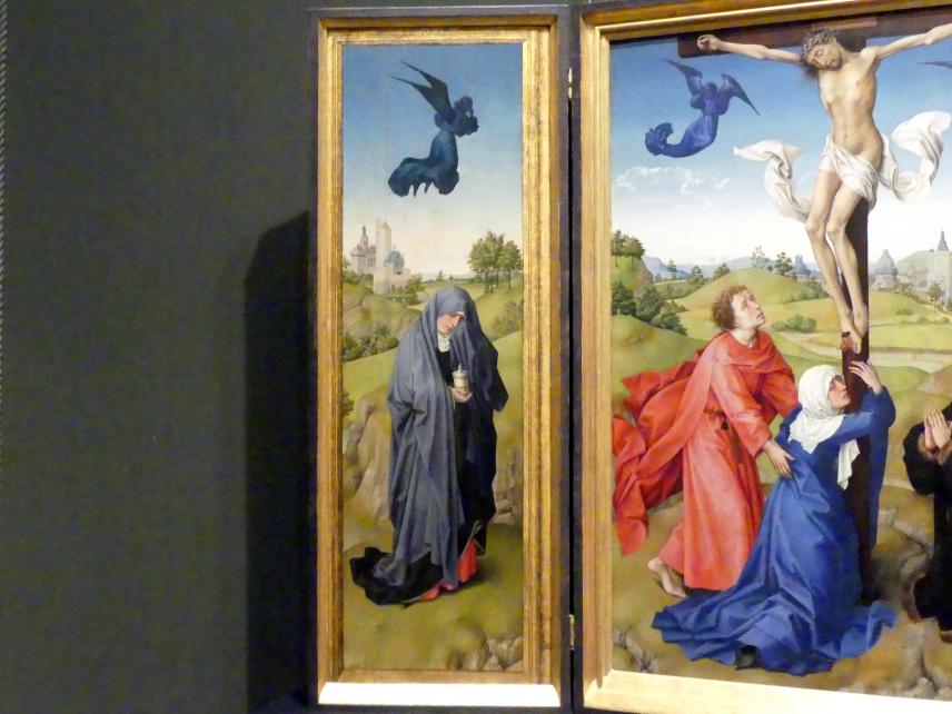 Rogier van der Weyden (1433–1464), Kreuzigungsaltar, Wien, Kunsthistorisches Museum, Kabinett 21, 1443–1445, Bild 3/6