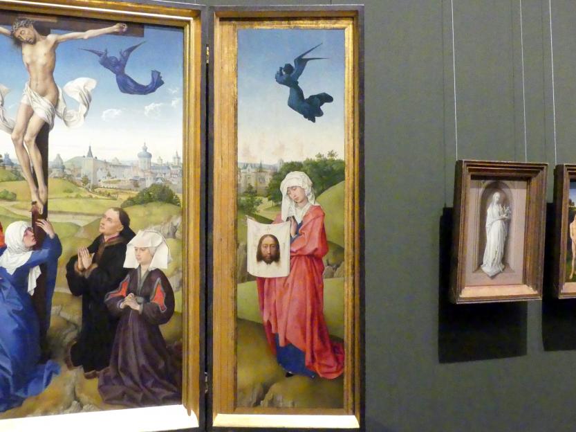 Rogier van der Weyden (1433–1464), Kreuzigungsaltar, Wien, Kunsthistorisches Museum, Kabinett 21, 1443–1445, Bild 4/6