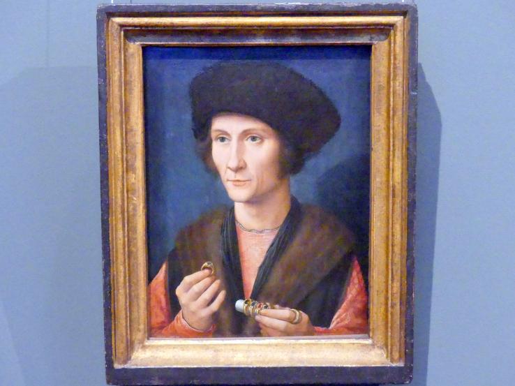Gerard David (1475–1519), Bildnis eines Goldschmiedes, Wien, Kunsthistorisches Museum, Kabinett 22, um 1505–1510