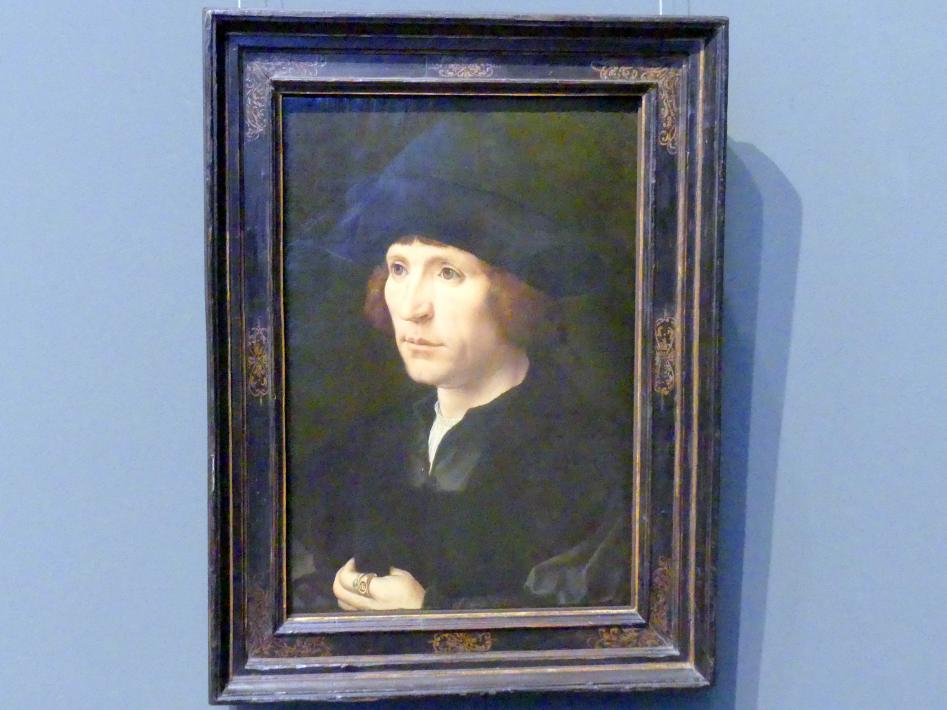 Jan Gossaert (Mabuse) (1505–1531), Männliches Bildnis, Wien, Kunsthistorisches Museum, Kabinett 22, um 1520–1530