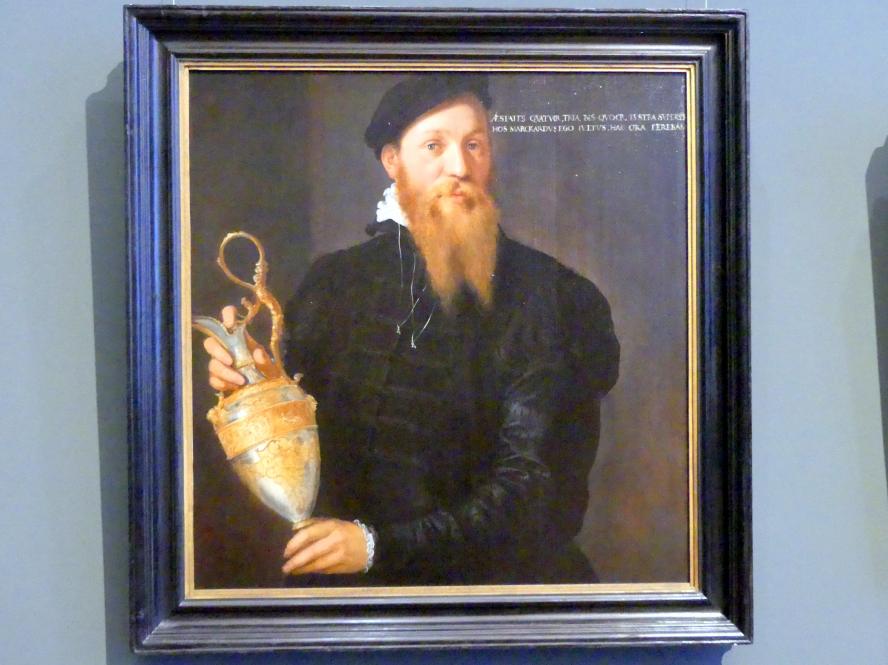 Marten de Vos (Umkreis) (1562), Der Augsburger Goldschmied Martin Marquart (?), Wien, Kunsthistorisches Museum, Kabinett 22, 3. Viertel 16. Jhd.