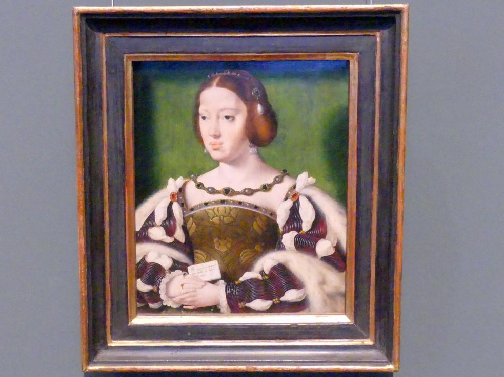 Joos van Cleve (Joos van der Beke) (1507–1538), Königin Eleonore von Frankreich, Wien, Kunsthistorisches Museum, Kabinett 22, nach 1530