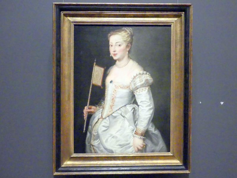 Peter Paul Rubens (1598–1650), Mädchen mit Fächer, Wien, Kunsthistorisches Museum, Kabinett 23, 1628–1630