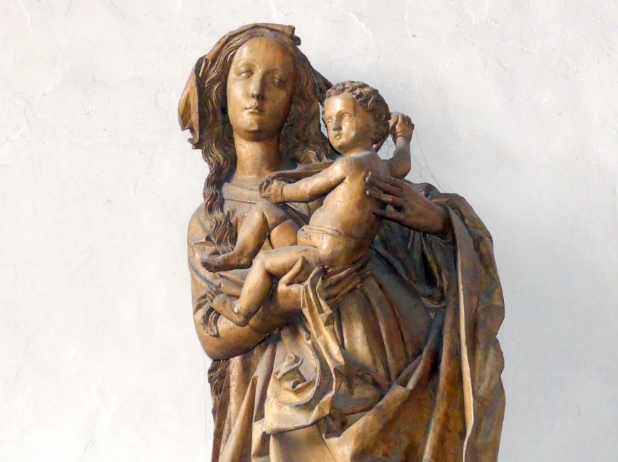 Tilman Riemenschneider (1487–1523), Maria mit Kind, Haßfurt, Pfarrkirche St. Kilian, Kolonat und Totnan, 1485–1490, Bild 2/3