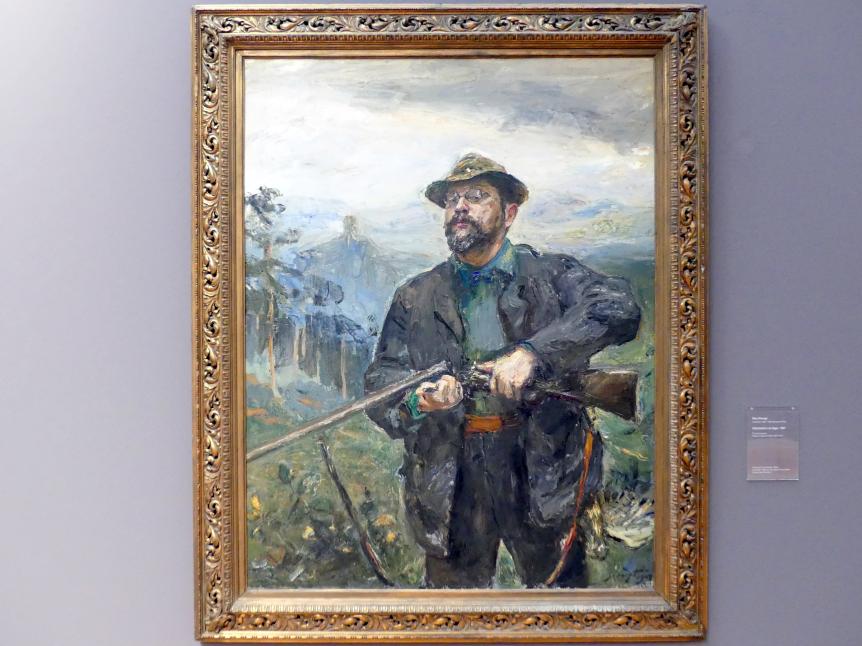 Max Slevogt (1886–1931), Selbstbildnis als Jäger, Schweinfurt, Museum Georg Schäfer, Saal 2, 1907