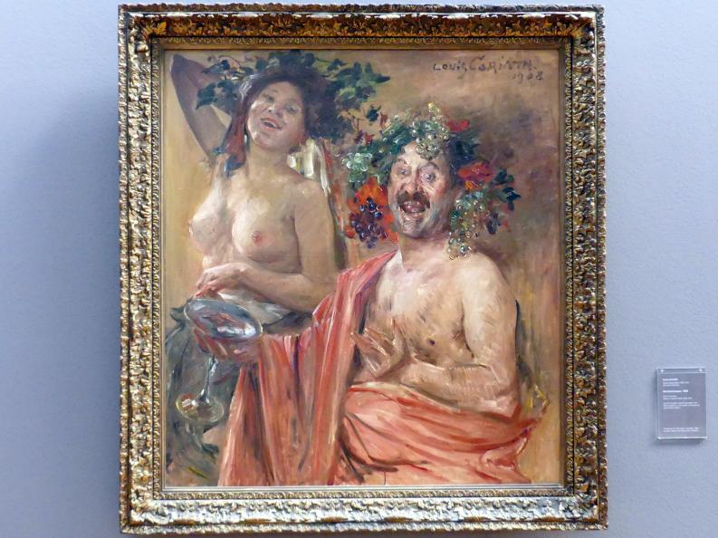 Lovis Corinth (1891–1925), Bacchantenpaar, Schweinfurt, Museum Georg Schäfer, Saal 2, 1908, Bild 1/2