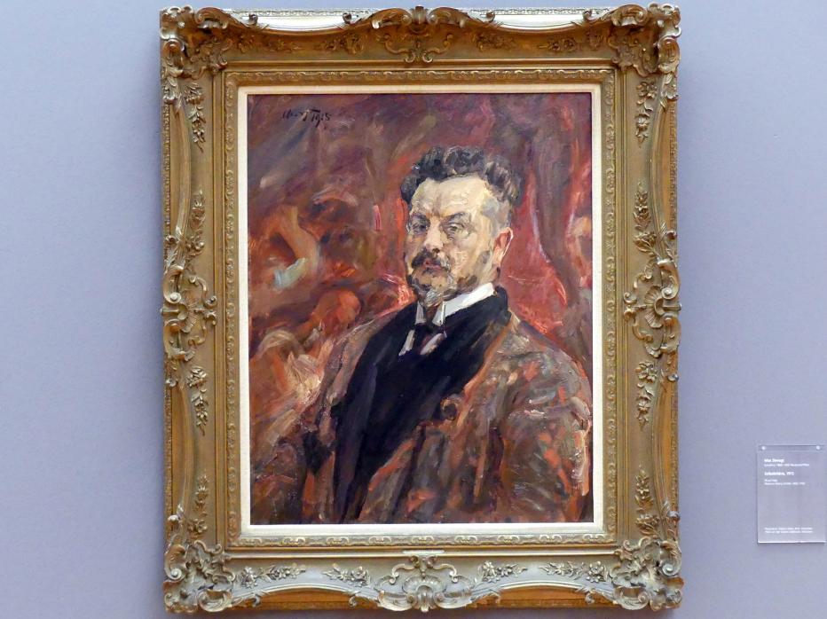 Max Slevogt (1886–1931), Selbstbildnis, Schweinfurt, Museum Georg Schäfer, Saal 2, 1915, Bild 1/2