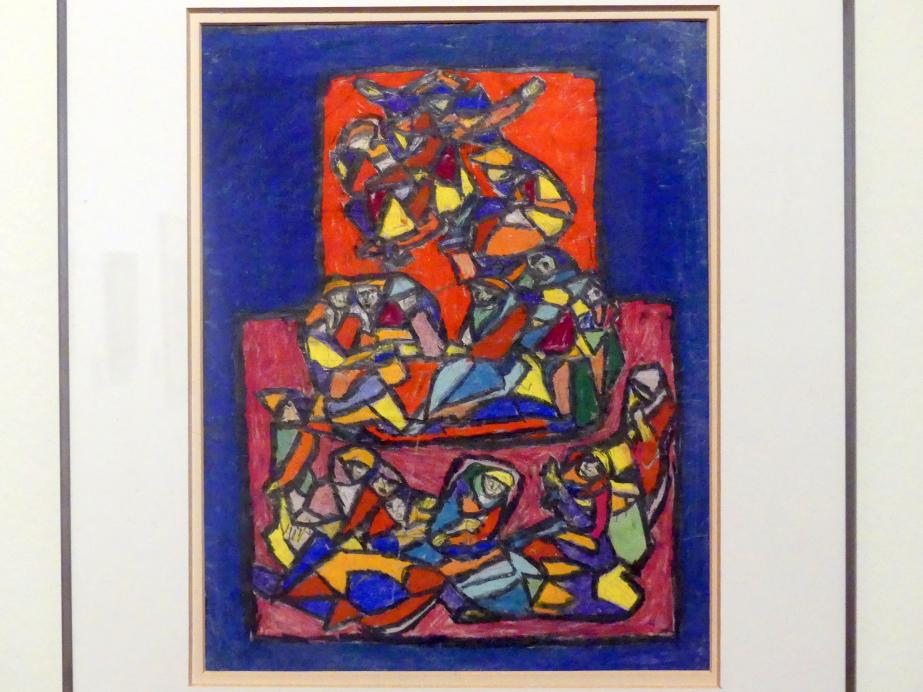 Adolf Hölzel (1880–1933), Komposition in der Art eines Glasfensters, Schweinfurt, Museum Georg Schäfer, Ausstellung Adolf Hölzel vom 03.02.-01.05.2019, Saal 10, Undatiert