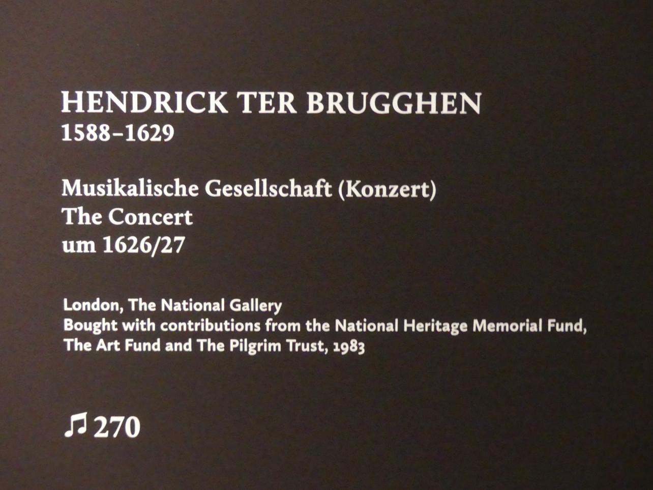 Hendrick ter Brugghen (1616–1629), Musikalische Gesellschaft (Konzert), München, Alte Pinakothek, Ausstellung "Utrecht, Caravaggio und Europa" vom 17.04.-21.07.2019, Sünder: Konzerte und Musikanten, um 1626–1627, Bild 2/2