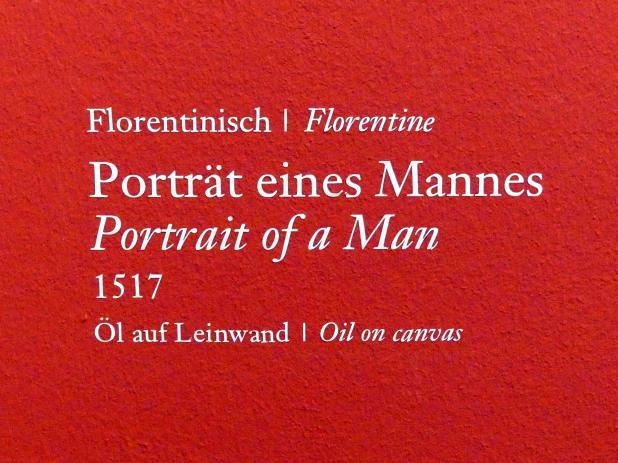 Portrait eines Mannes, Wien, Albertina, Ausstellung "Die fürstliche Sammlung Liechtenstein" vom 16.02.-10.06.2019, 1517, Bild 2/2