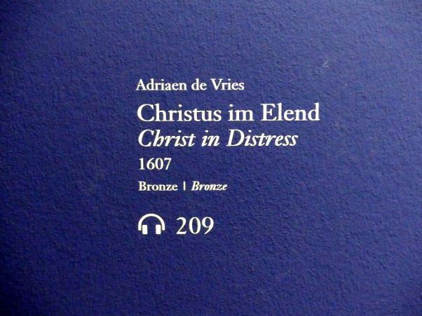Adriaen de Vries (1587–1621), Christus im Elend, Wien, Albertina, Ausstellung "Die fürstliche Sammlung Liechtenstein" vom 16.02.-10.06.2019, 1607, Bild 5/6