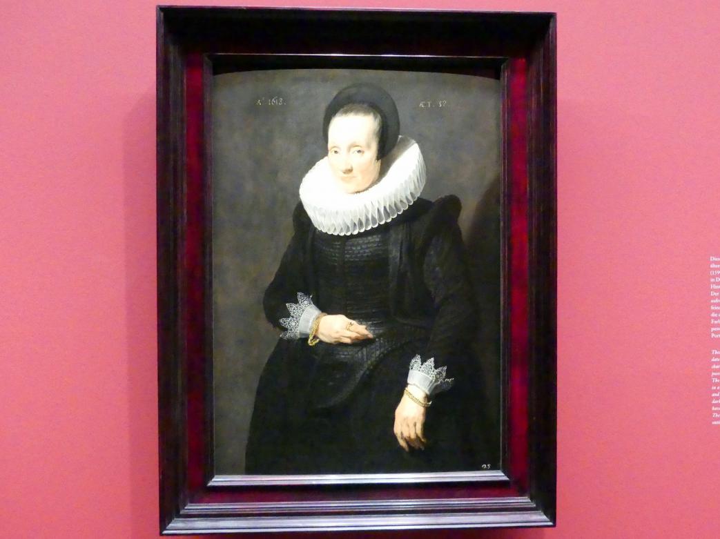Anthonis (Anton) van Dyck (1614–1641), Portrait einer Frau, Wien, Albertina, Ausstellung "Die fürstliche Sammlung Liechtenstein" vom 16.02.-10.06.2019, 1618