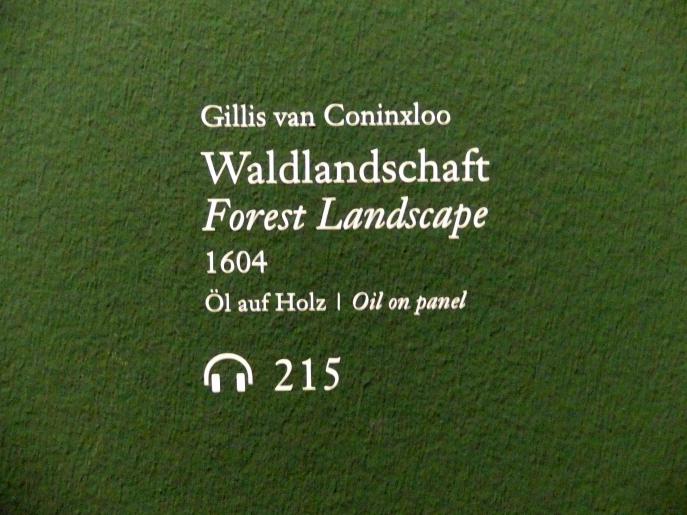 Gillis van Coninxloo (1598–1604), Waldlandschaft, Wien, Albertina, Ausstellung "Die fürstliche Sammlung Liechtenstein" vom 16.02.-10.06.2019, 1604, Bild 2/2