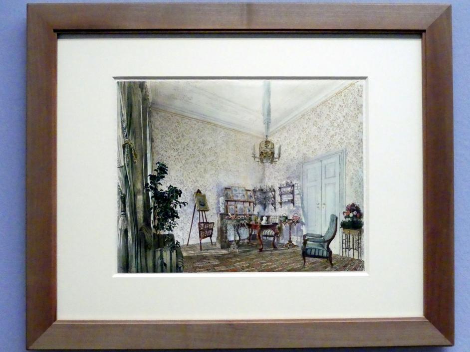 Rudolf von Alt (1827–1887), Salon im Palais Rasumofsky, Wien, Albertina, Ausstellung "Rudolf von Alt und seine Zeit" vom 16.02.-10.06.2019, Fürstliche Pracht, 1841