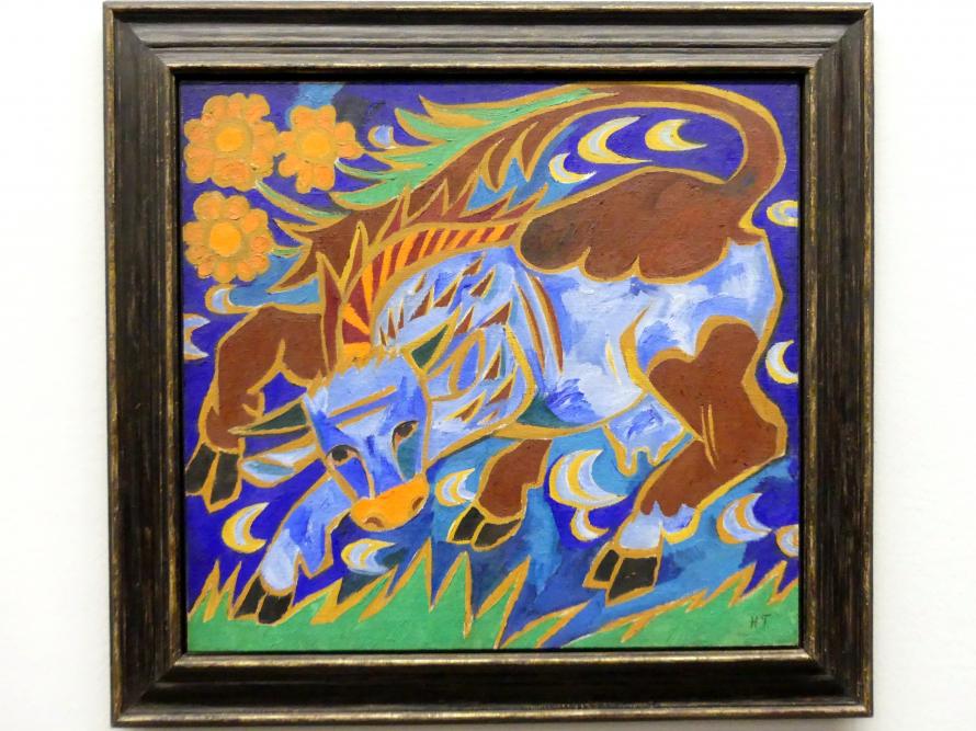Natalija Sergejewna Gontscharowa (1908–1954), Die blaue Kuh, Wien, Albertina, Sammlung Batliner, Saal 6, um 1911