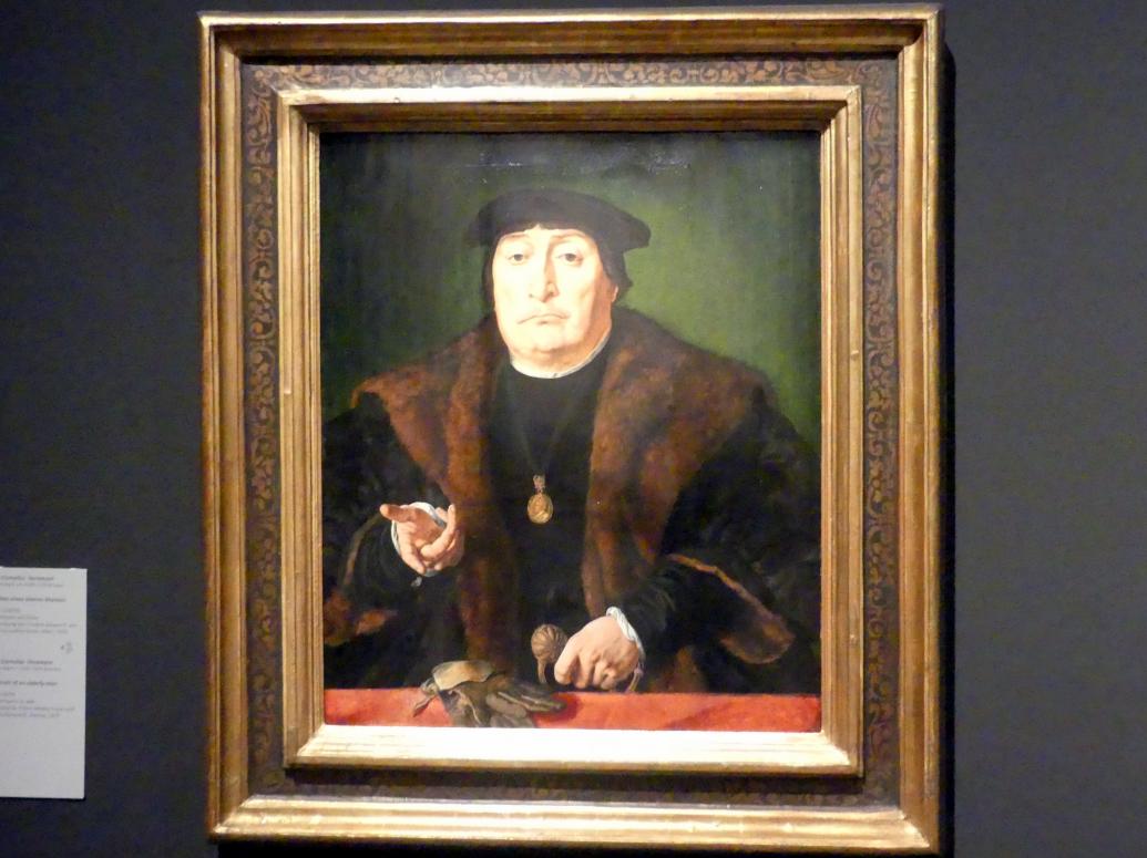 Jan Cornelisz Vermeyen (1527–1540), Bildnis eines älteren Mannes, Wien, Akademie der bildenden Künste, um 1528–1529, Bild 1/2