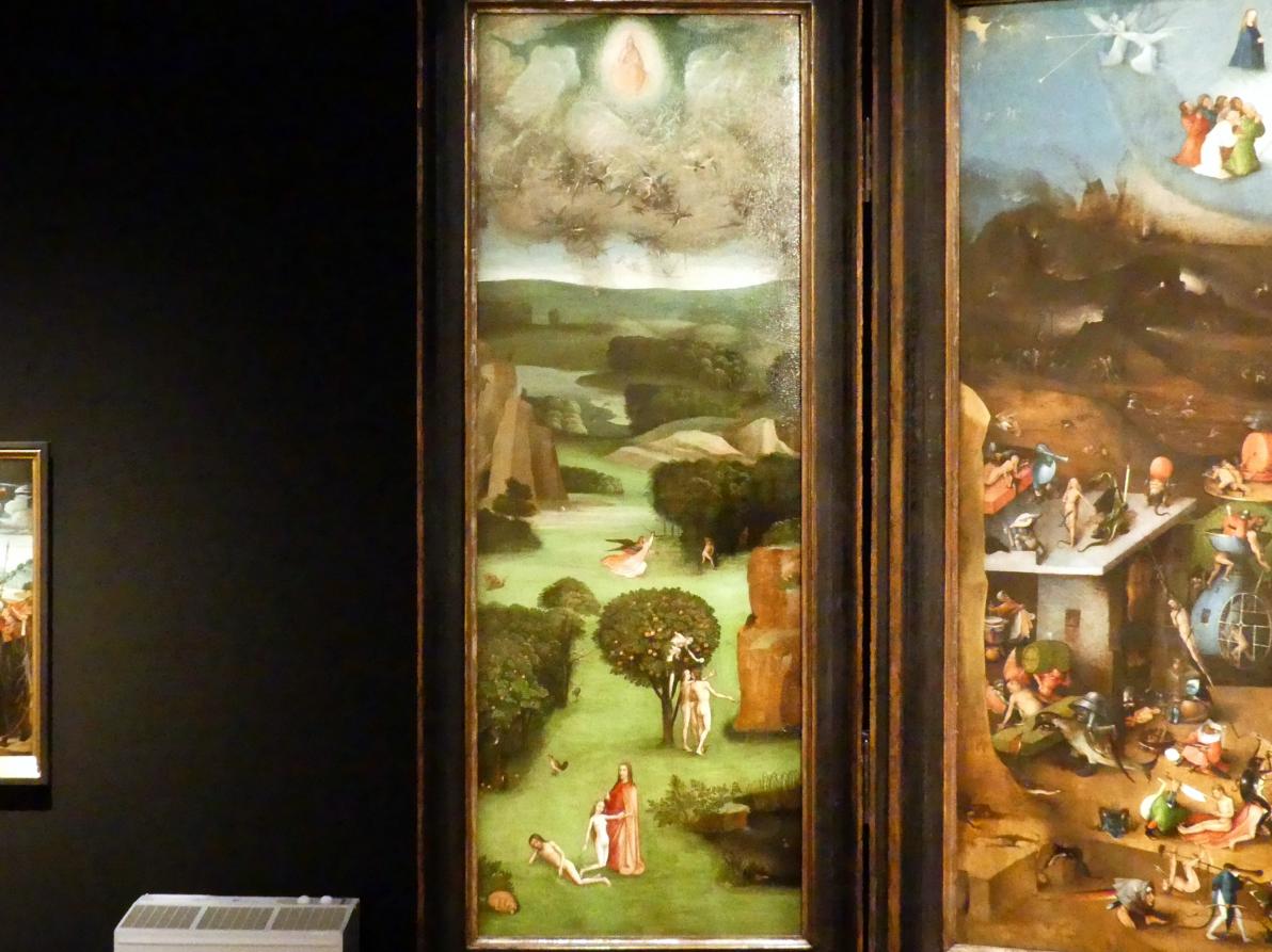 Hieronymus Bosch (1475–1510), Weltgerichts-Triptychon, Wien, Akademie der bildenden Künste, um 1490–1505, Bild 4/41
