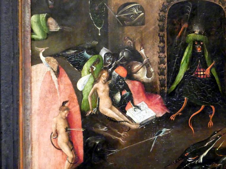 Hieronymus Bosch (1475–1510), Weltgerichts-Triptychon, Wien, Akademie der bildenden Künste, um 1490–1505, Bild 20/41