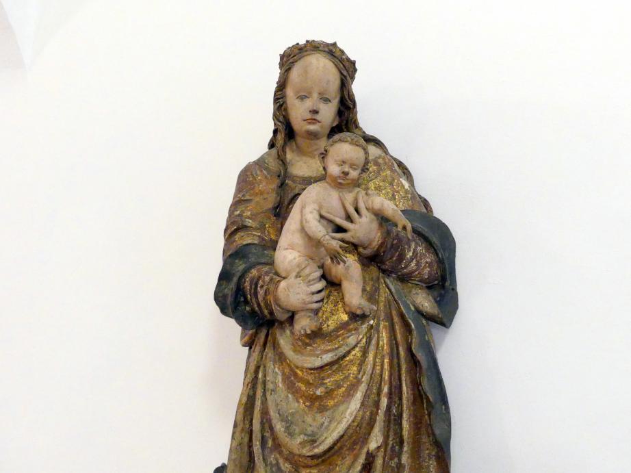 Madonna mit Kind, Linz, Oberösterreichisches Landesmuseum, Die Kunst der Donauschule, um 1520, Bild 2/4