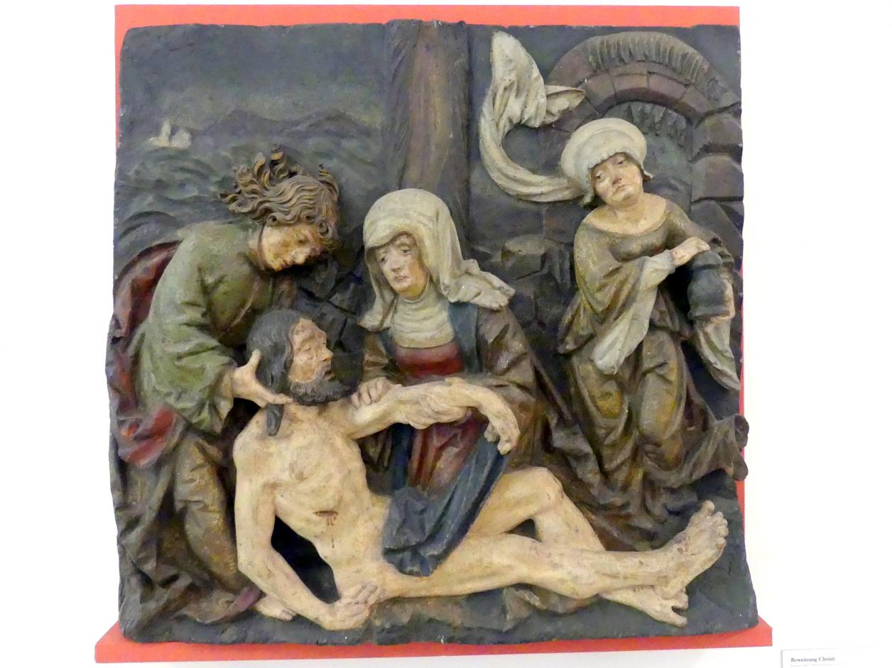 Beweinung Christi, Linz, Oberösterreichisches Landesmuseum, Die Zeit der Schnitzaltäre, um 1515
