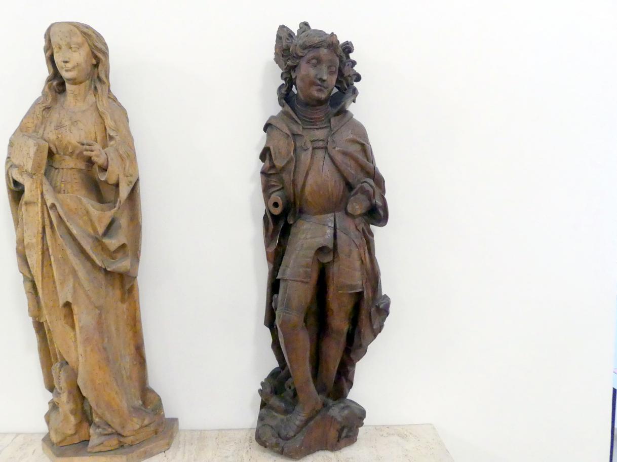 Hl. Michael, Sankt Peter bei Freistadt, Filialkirche St. Peter, jetzt Linz, Oberösterreichisches Landesmuseum, Die Zeit der Schnitzaltäre, um 1505