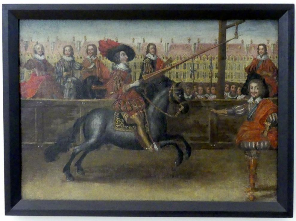 Reiterspiele, Linz, Oberösterreichisches Landesmuseum, Saal der historischen Waffen, um 1700, Bild 8/11