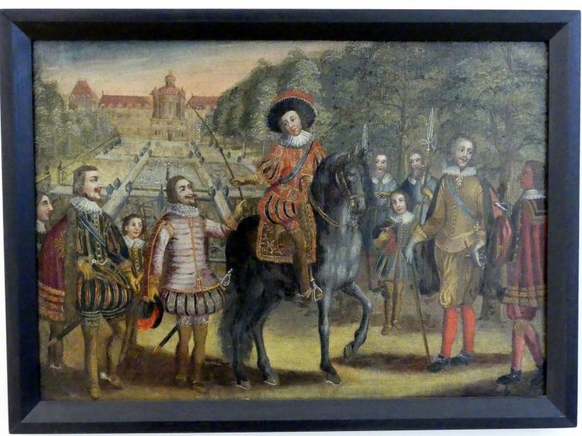 Reiterspiele, Linz, Oberösterreichisches Landesmuseum, Saal der historischen Waffen, um 1700, Bild 10/11