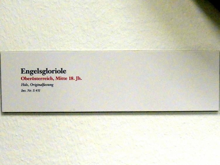 Engelsglorie, Linz, Oberösterreichisches Landesmuseum, Barocke Glaubenswelt, Mitte 18. Jhd., Bild 2/2