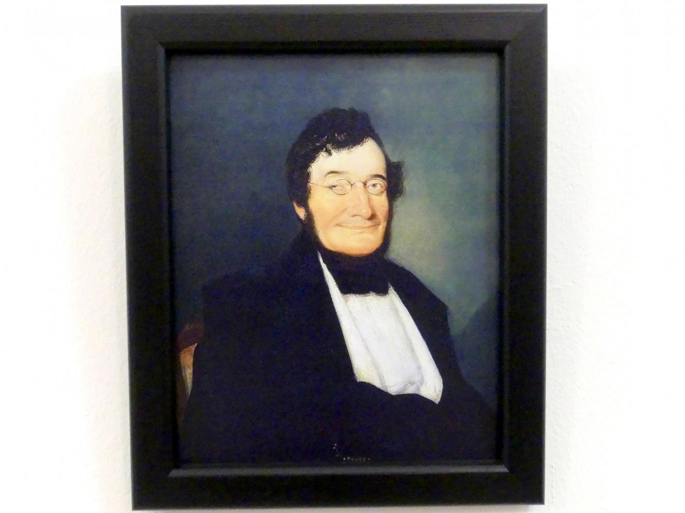 Leopold Gross (1837–1841), Portrait Johann van Beethoven, Linz, Oberösterreichisches Landesmuseum, Beethoven-Raum, 1841