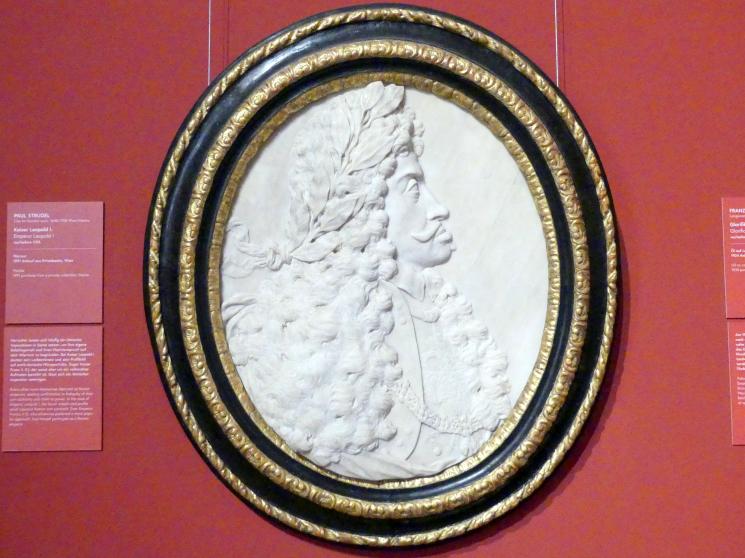 Paul Strudel (1704), Kaiser Leopold I., Wien, Museum Oberes Belvedere, Saal 10, vor 1705, Bild 1/3