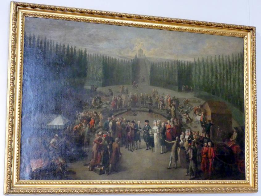Martin Knoller (1753–1804), Die Grundsteinlegung des Concordiatempels in Laxenburg, Wien, Museum Oberes Belvedere, Saal 14, 1795, Bild 1/2