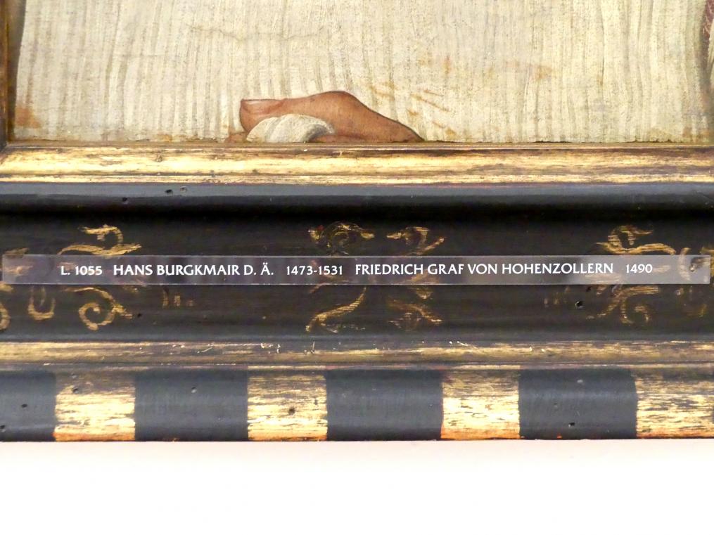 Hans Burgkmair der Ältere (1490–1529), Friedrich Graf von Hohenzollern, Bischof von Augsburg, Augsburg, Staatsgalerie in der ehem. Katharinenkirche, Saal 3, 1490, Bild 2/3