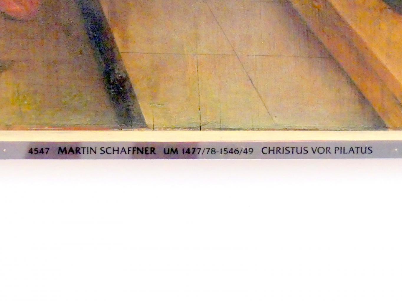 Martin Schaffner (1497–1532), Tafeln einer Passionsfolge, Wettenhausen, ehem. Augustiner-Chorherren-, heute Dominikanerinnenkloster, jetzt Augsburg, Staatsgalerie in der ehem. Katharinenkirche, Saal 4, 1515, Bild 2/3