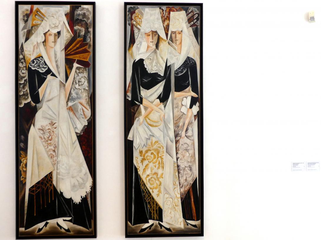 Natalija Sergejewna Gontscharowa (1908–1954), Zwei spanische Frauen, Schwäbisch Hall, Kunsthalle Würth, Ausstellung "Das Musée d'Art moderne de la Ville de Paris zu Gast in der Kunsthalle Würth" vom 15.04.-15.09.2019, 1920–1924