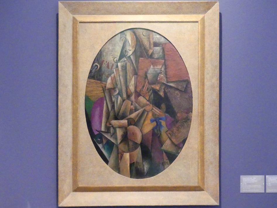 Serge Férat (1914), Kubistische Komposition, Schwäbisch Hall, Kunsthalle Würth, Ausstellung "Das Musée d'Art moderne de la Ville de Paris zu Gast in der Kunsthalle Würth" vom 15.04.-15.09.2019, um 1914