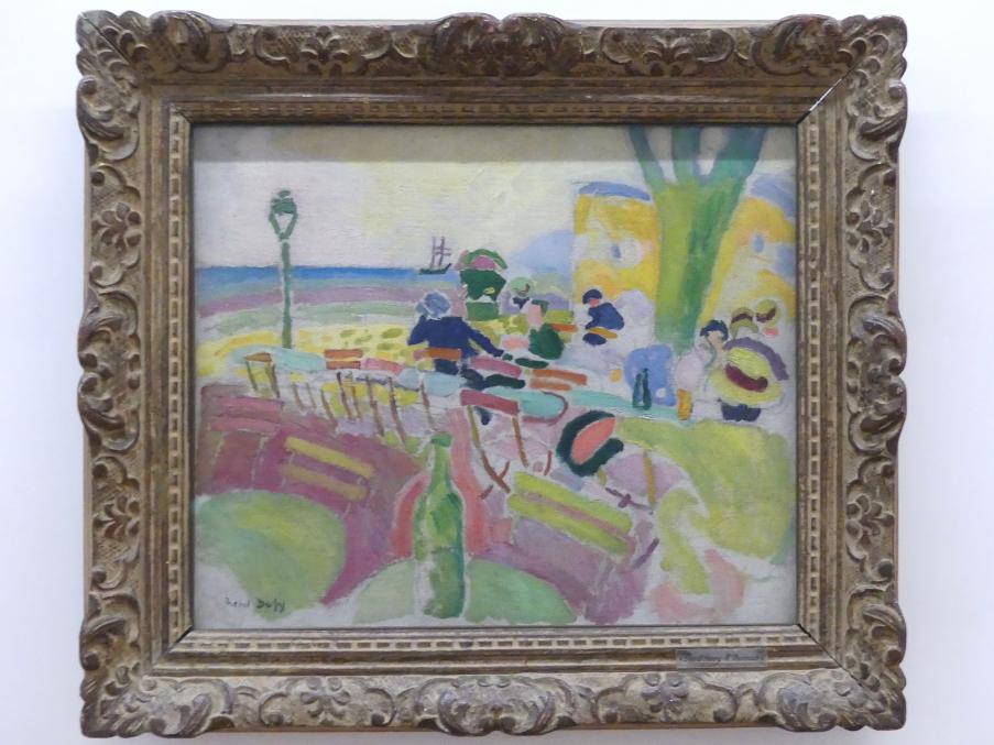 Raoul Dufy (1903–1937), Die Strandterrasse, Schwäbisch Hall, Kunsthalle Würth, Ausstellung "Das Musée d'Art moderne de la Ville de Paris zu Gast in der Kunsthalle Würth" vom 15.04.-15.09.2019, 1907