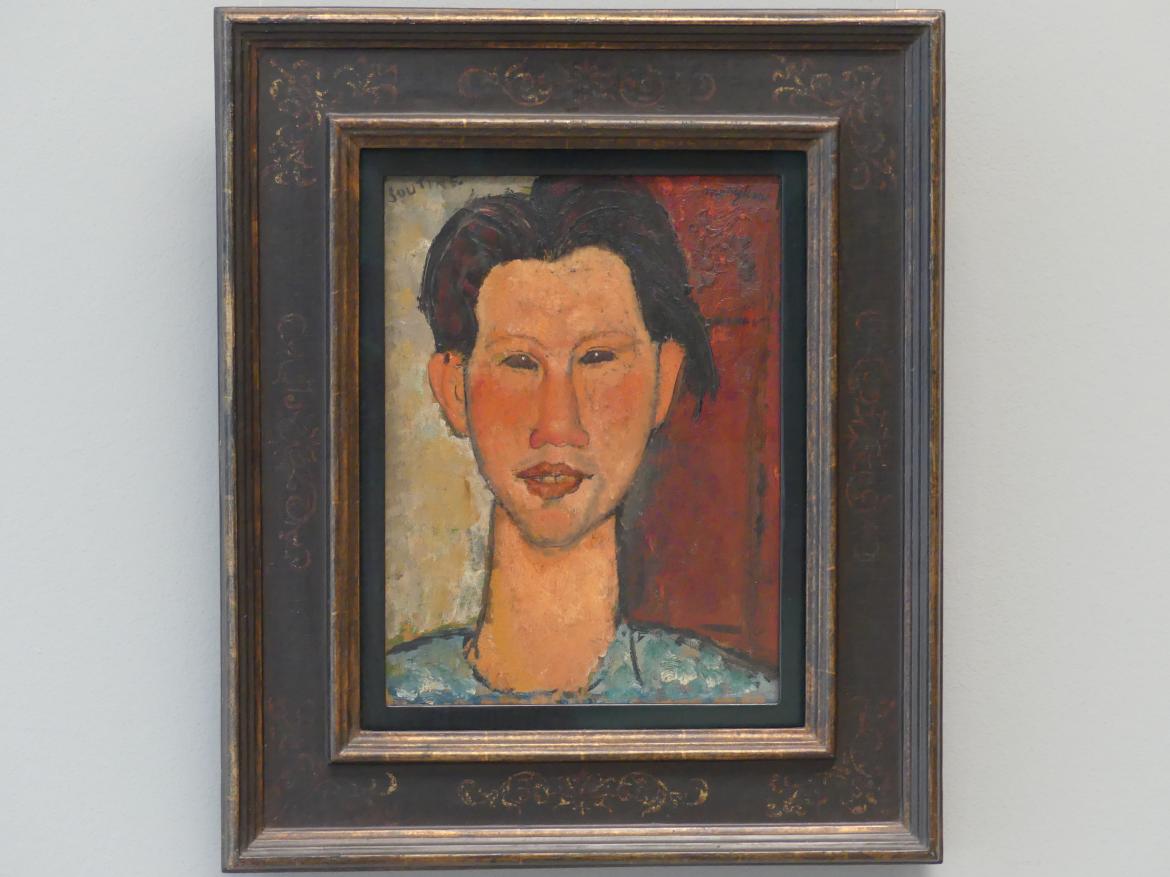 Amedeo Modigliani (1911–1918), Bildnis Chaim Soutine, Stuttgart, Staatsgalerie, Internationale Malerei und Skulptur 1, 1915, Bild 1/2