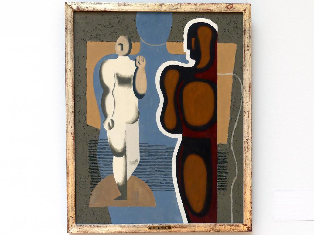 Willi Baumeister (1913–1955), Figurenbild (Apoll), Stuttgart, Staatsgalerie, Internationale Malerei und Skulptur 10, 1933